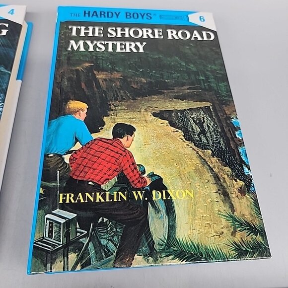 Lot of 5 Hardy Boys books flashlight edition 1 2 3 4  6  Franklin Dixon Hardback - Picture 6 of 6